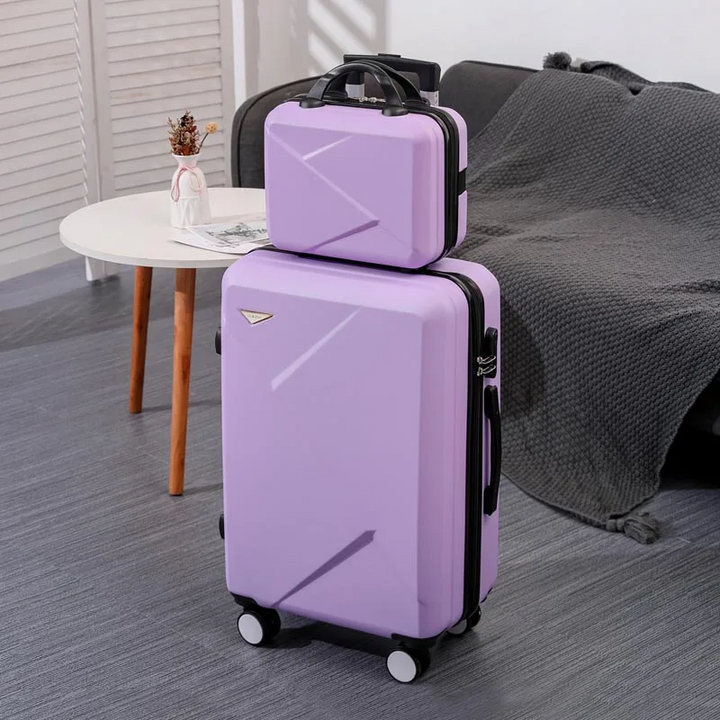 Unisex 2-Piece Hardshell Luggage Set with TSA Lock