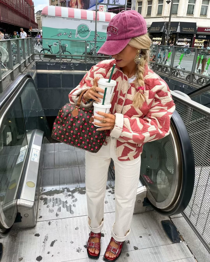 Women's Chic Floral Spring Jacket - Lightweight & Versatile