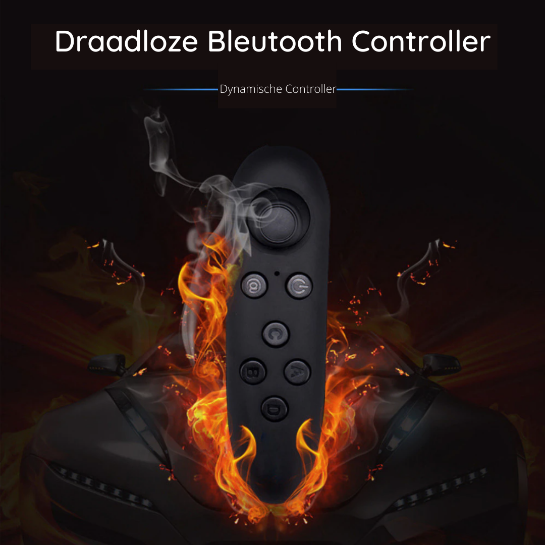 Front view of the new VR headset, showcasing integrated HD headphones. Perfect for iOS & Android mobile gaming.