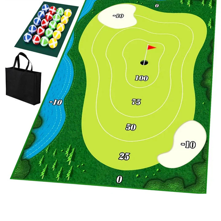 HomeGolf Pro indoor golf set for all ages. Perfect home golf training & practice, enhancing your swing at home.