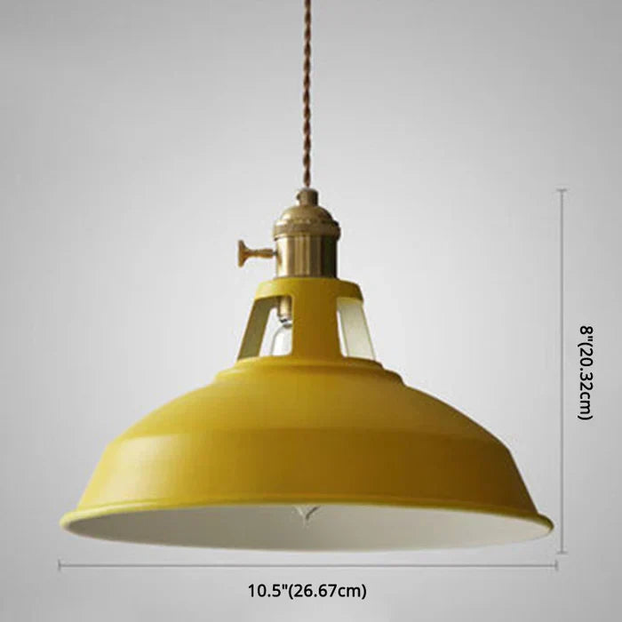 Dining room industrial pendant lamp, IronGlow, vintage metal lighting for a retro feel.