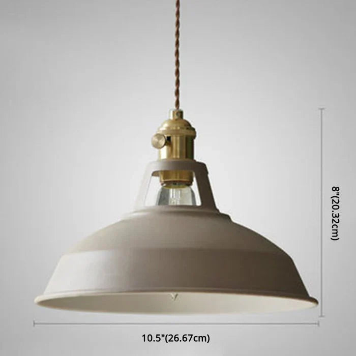 Retro industrial ceiling light, IronGlow, black metal pendant lamp for kitchen & dining.