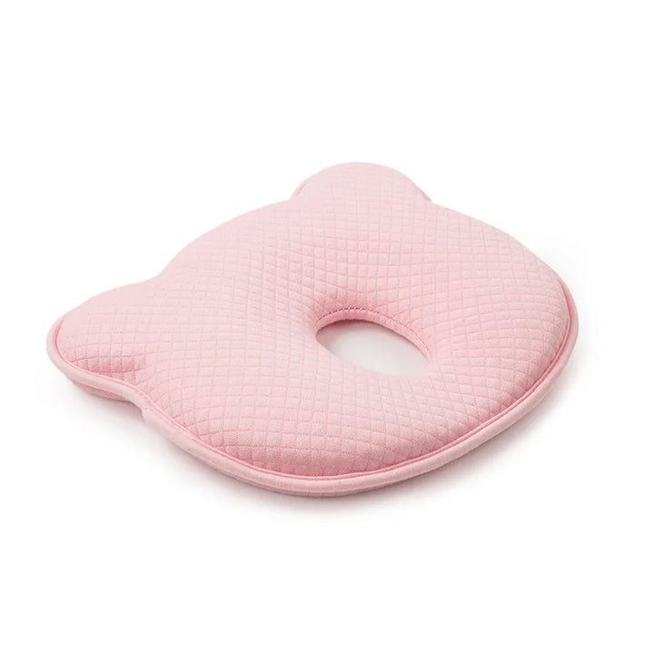 Newborn memory foam pillow, essential head support for babies, promotes healthy head shape, comfort.