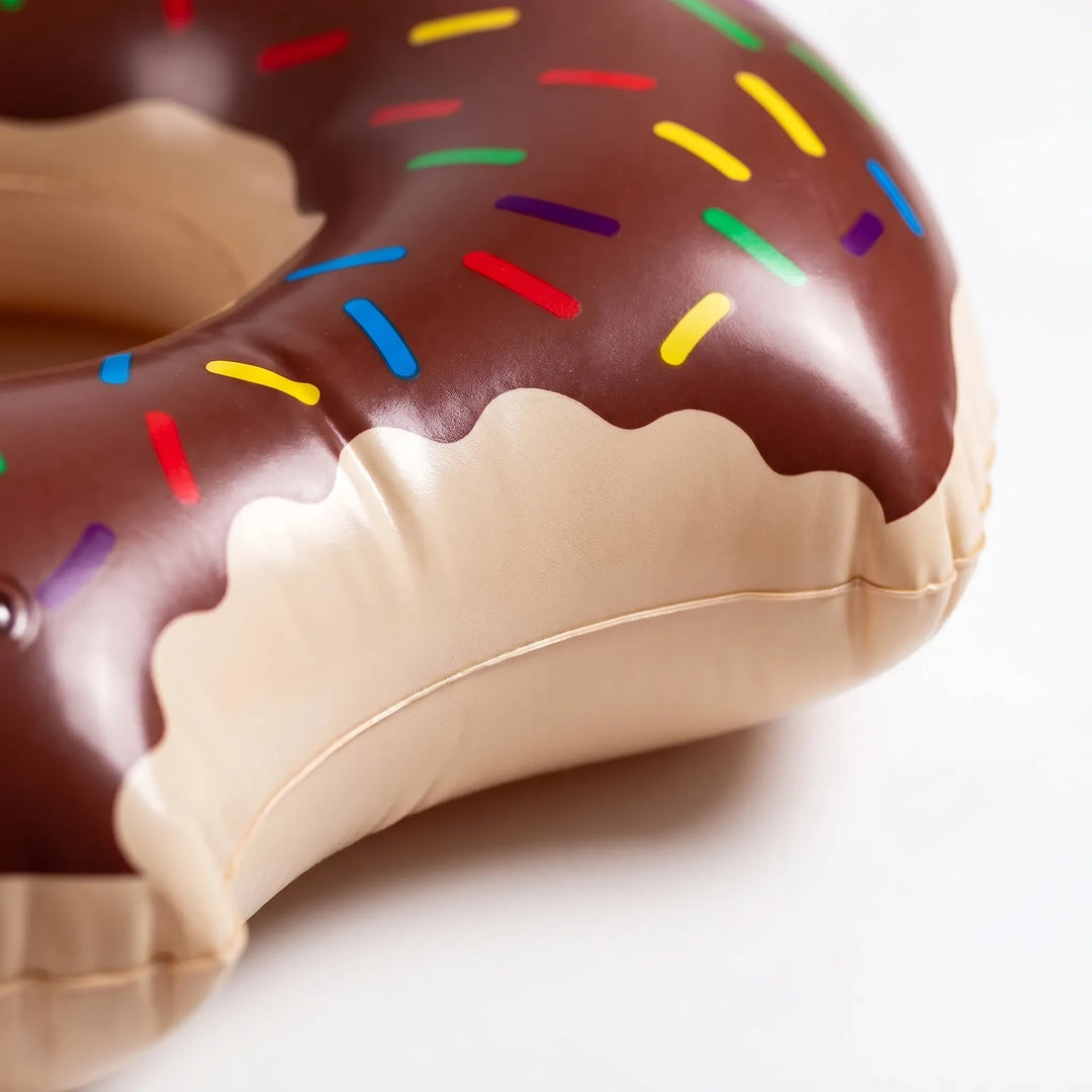 Unique donut pool ring, a perfect summer vacation essential or gift.