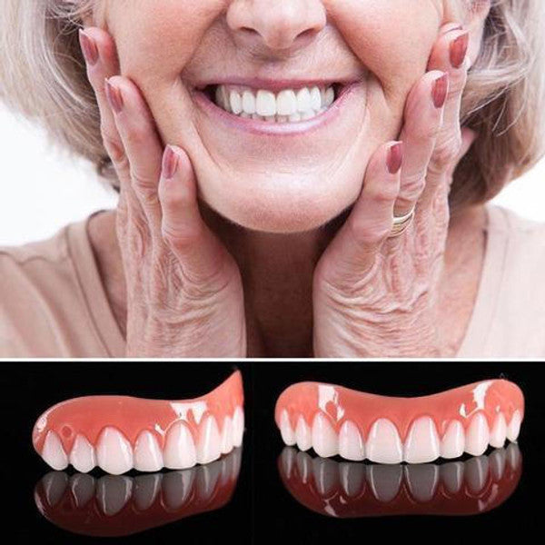 Home dental artificial teeth veneer, offering an instant perfect smile. A convenient tooth concealment solution.