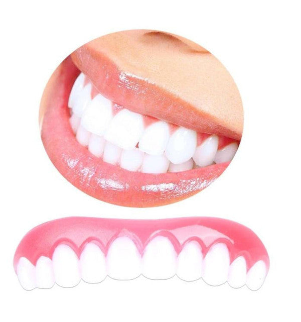 Achieve a perfect smile with this artificial teeth cover. A cosmetic dental solution for instant oral beauty.