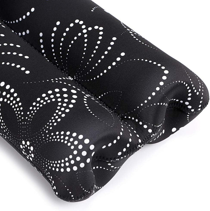 Durable neoprene dual wine tote bag, ideal for gifting & personal use.