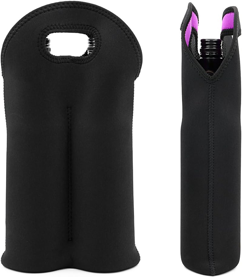 Picnic wine bag, dual bottle design keeps beverages cool for hours.