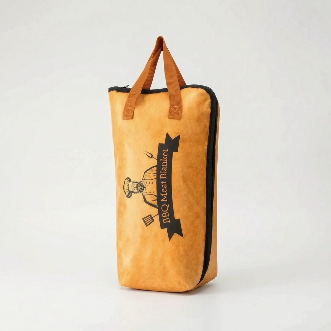 Premium insulated meat resting bag. Designed for perfect roasts, keeping them warm. A must-have kitchen & BBQ tool.