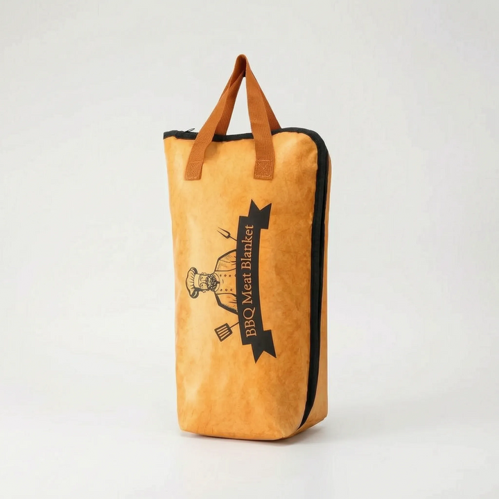 Premium insulated meat resting bag. Designed for perfect roasts, keeping them warm. A must-have kitchen & BBQ tool.