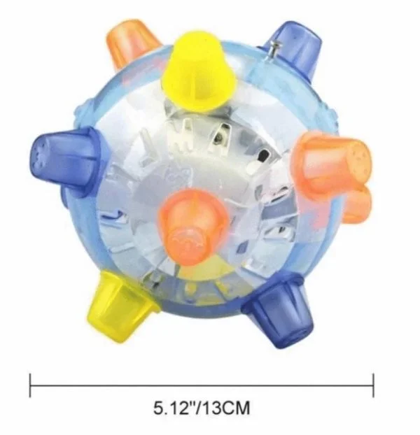 Self-activating bouncing dog toy ball, perfect for solo play, exercise, and mental stimulation.