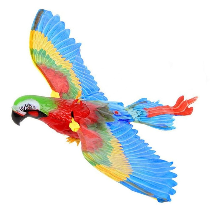 Durable fluttering bird feather toy providing hours of interactive fun for cats.