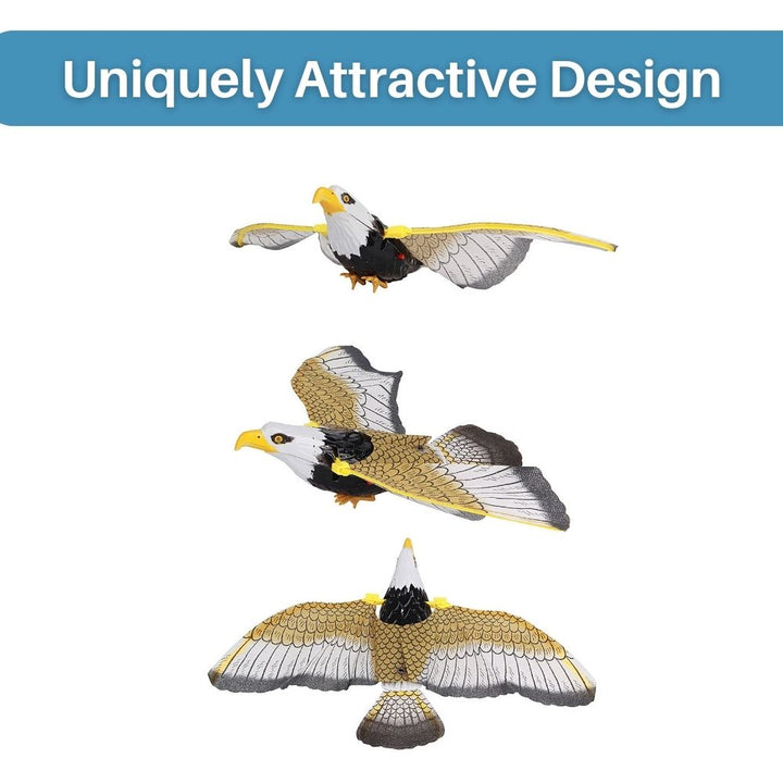 Close-up of the detailed fluttering bird feather toy designed for cat play.