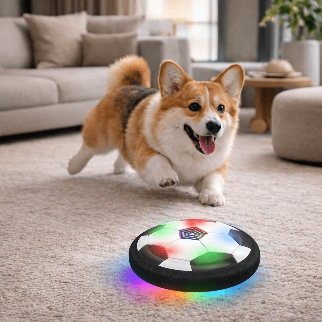 Interactive dog play ball for mental stimulation & active fun. Durable pet toy for all breeds, indoor/outdoor enrichment.