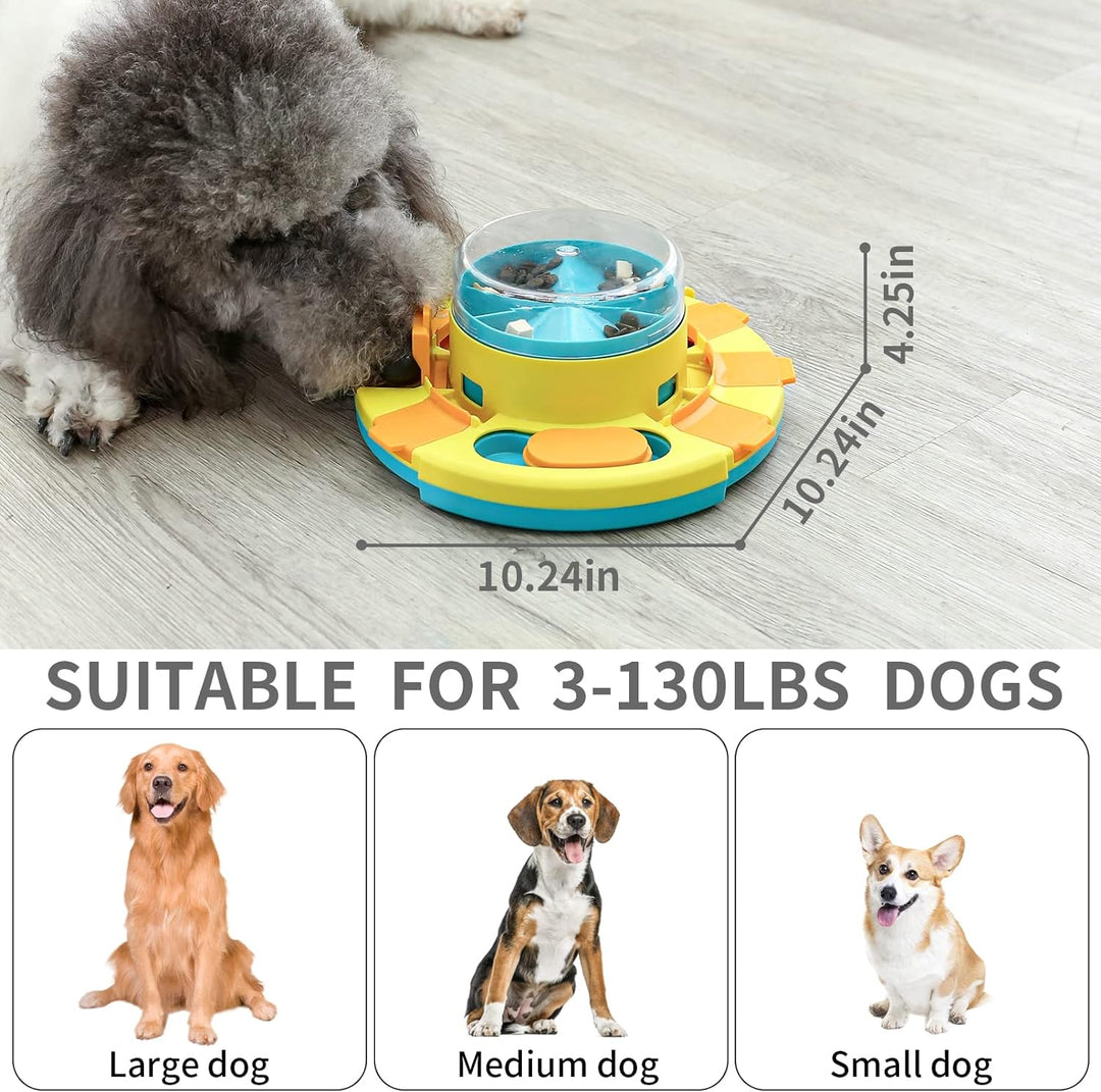 Slow feeder puzzle for dogs, encouraging problem-solving and extending mealtime enjoyment