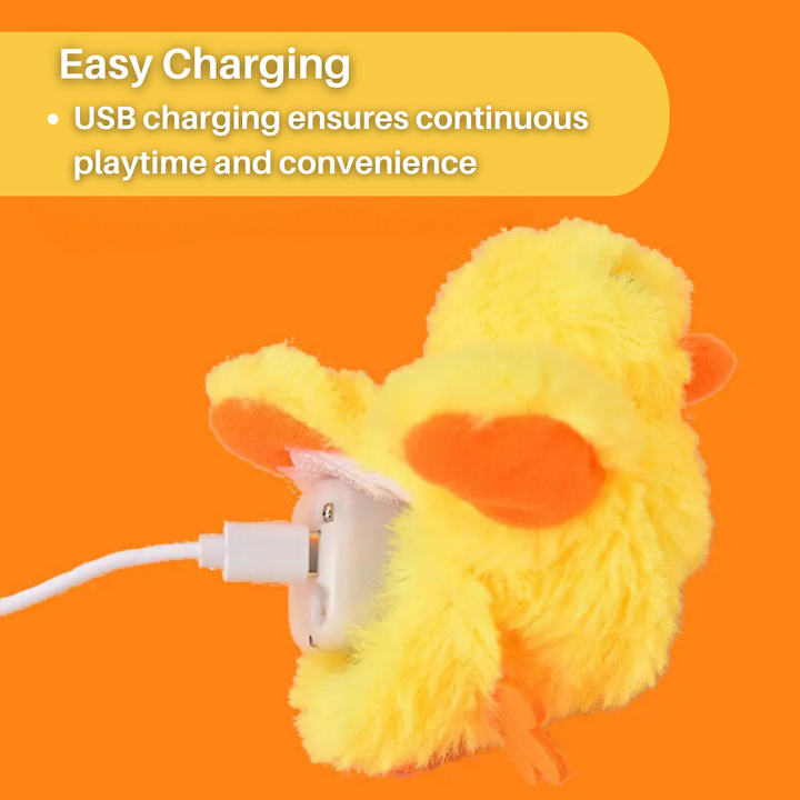 Realistic Flapping Duck toy, a must-have interactive cat entertainment. Supports natural hunting behaviors.