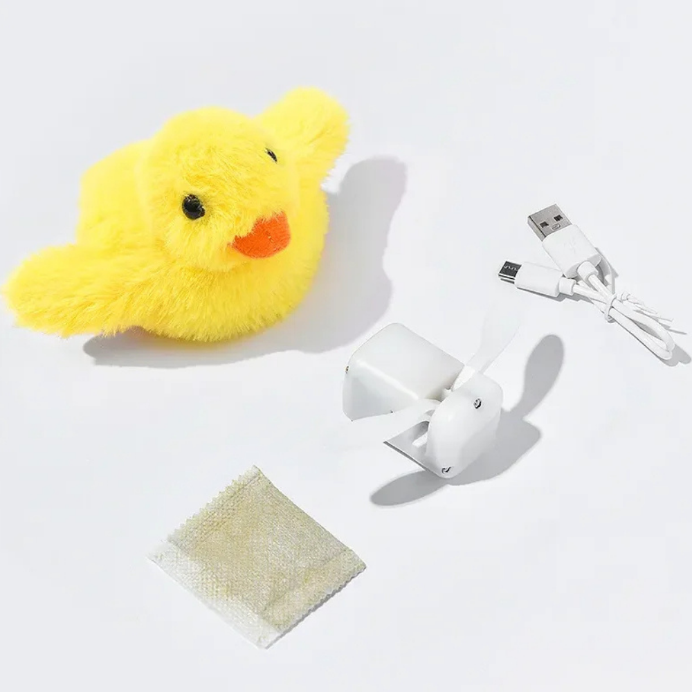 DuckDash™ Flapping Duck toy: the ultimate interactive cat toy for chasing, pouncing, & endless fun.