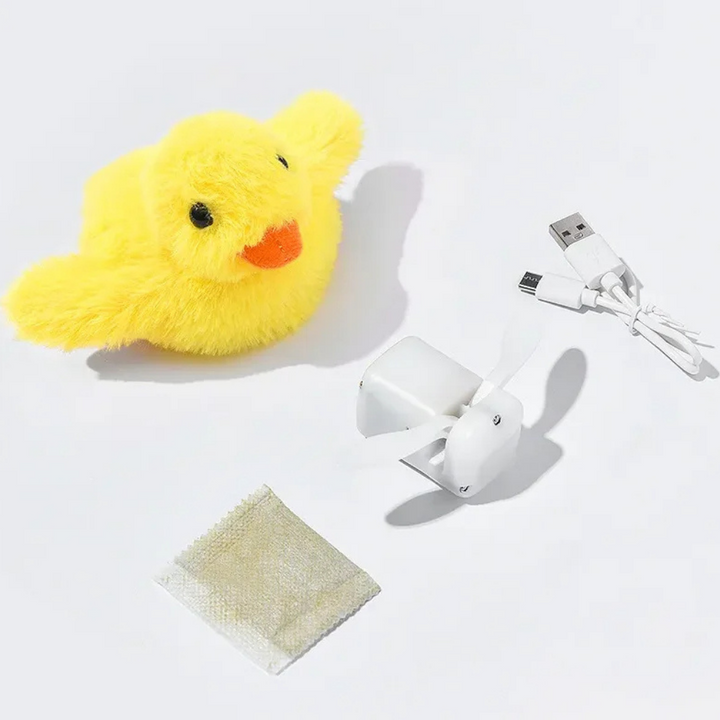 DuckDash™ Flapping Duck toy: the ultimate interactive cat toy for chasing, pouncing, & endless fun.