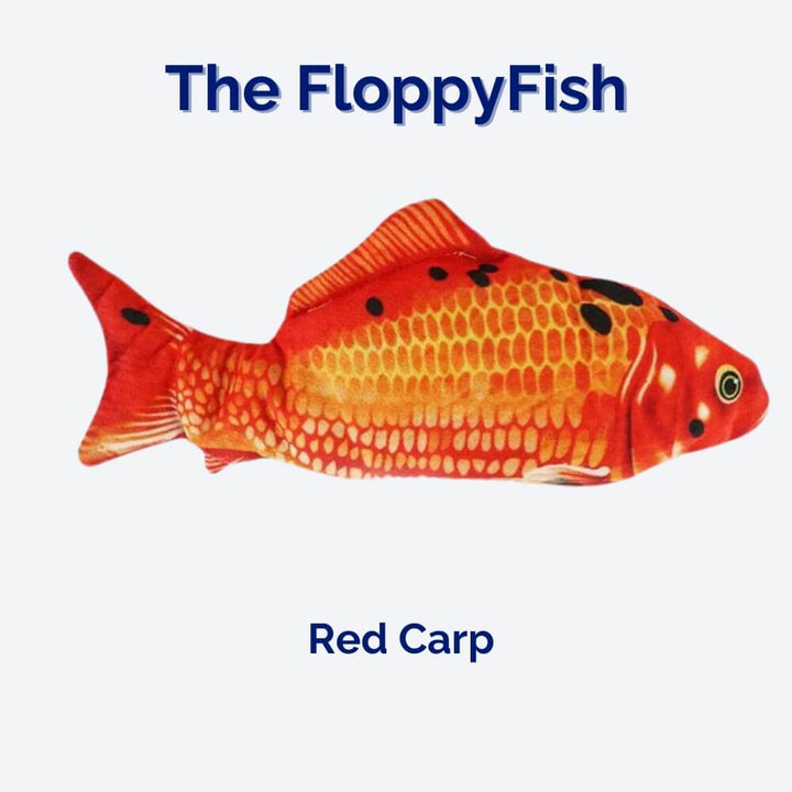 Durable interactive flopping fish dog toy. Perfect pet supply for engaging play, enrichment & canine fun.