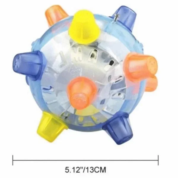 High-energy interactive jumping dog toy, promoting pet exercise and mental enrichment.
