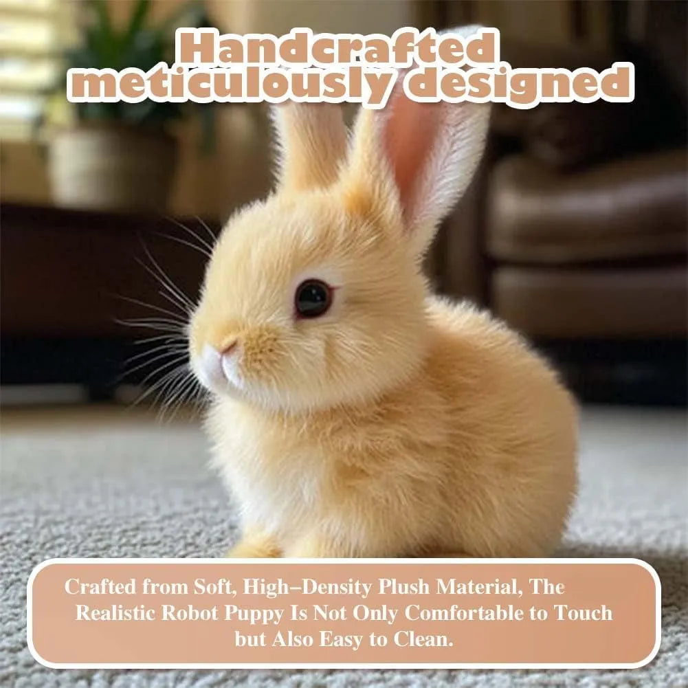 Adorable interactive bunny plush, companion toy & gift for children and adults.