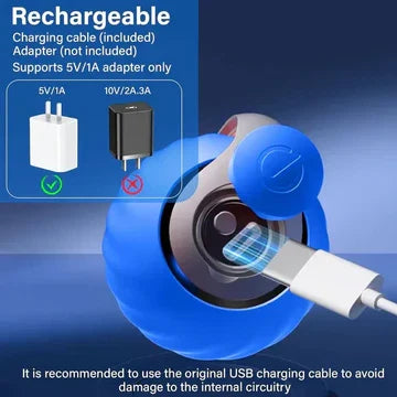 Rechargeable cat play ball, an interactive pet supply for stimulating feline playtime & enrichment. Automatic fun.