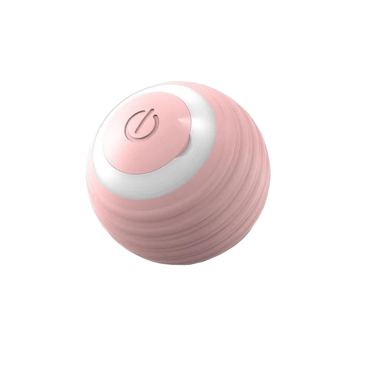 Automatic bouncing dog ball, a rechargeable TPR rubber interactive pet toy.