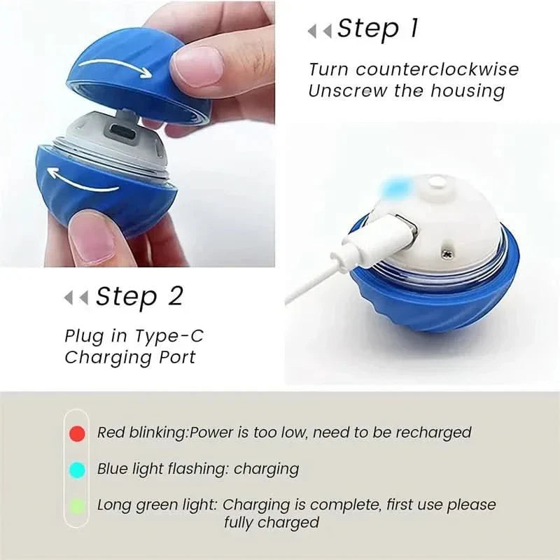 Pet supplies: interactive dog ball. Rechargeable bouncing fun for active dogs.