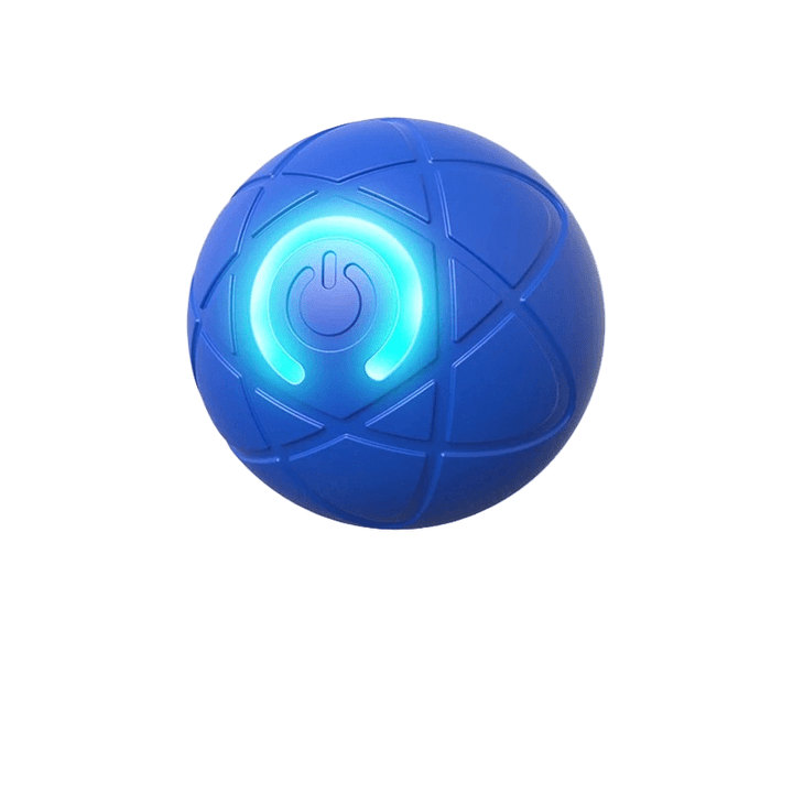 Rechargeable bouncing dog ball, perfect interactive pet toy for active dogs.