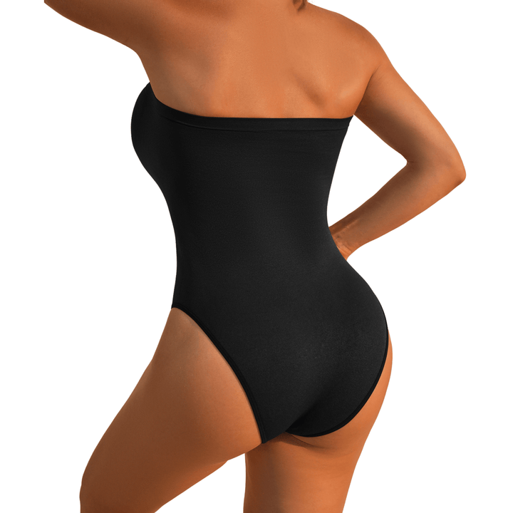 Comfortable strapless seamless shapewear bodysuit for women, perfect under any outfit