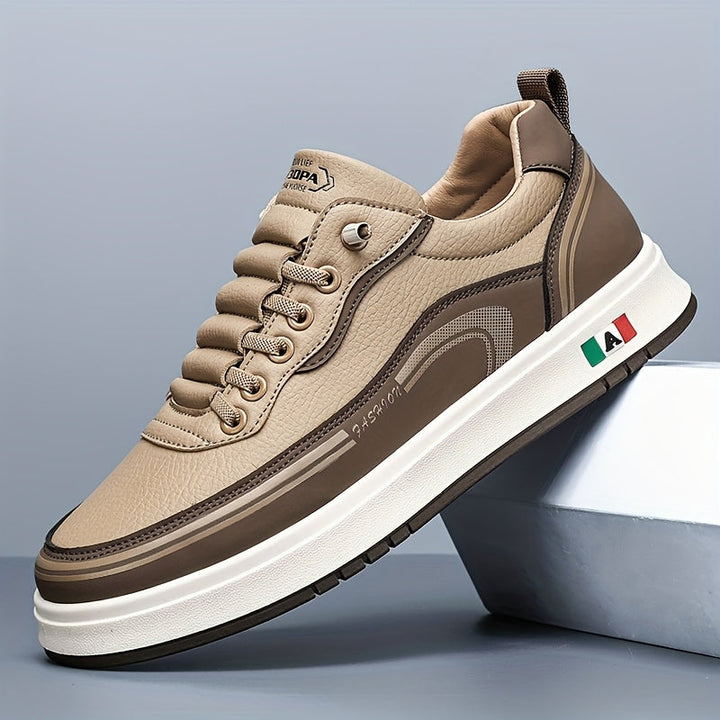 Italian-crafted men's comfort sneakers, perfect for versatile everyday casual footwear.