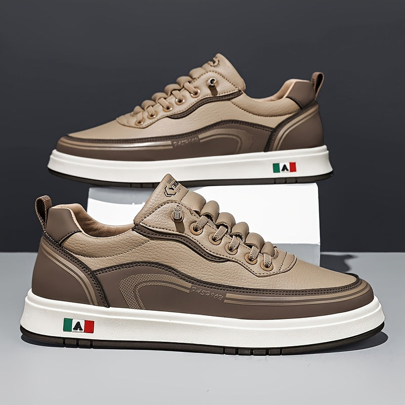 Breathable Italian men's comfort sneakers, ideal for versatile everyday style and casual wear.