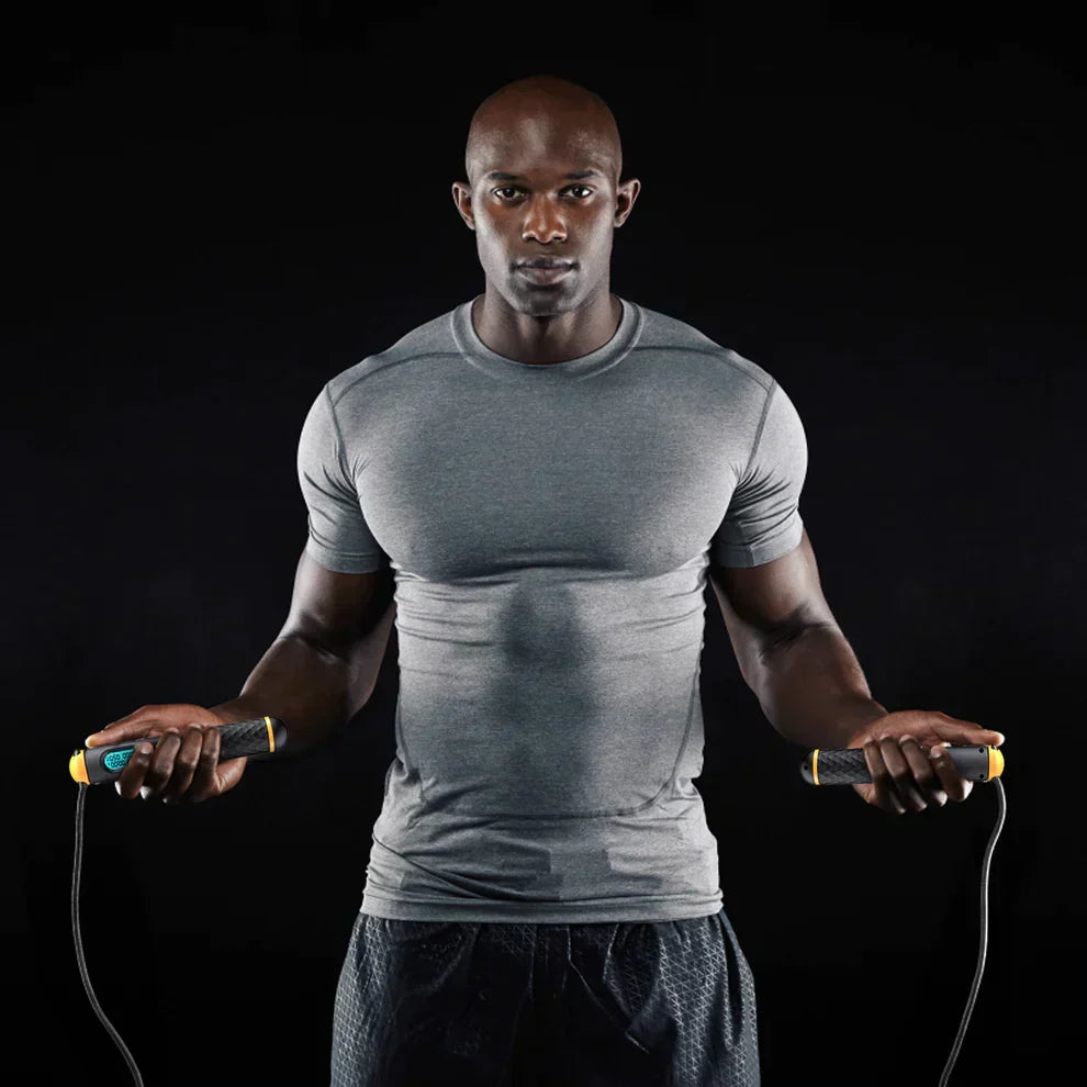 JumpFlex portable cordless jump rope for convenient, high-intensity fitness, cardio & exercise. Great for home gym.