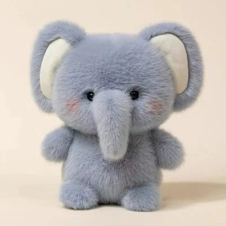 Playful kawaii fox plush, a cuddly soft animal doll, ideal children's gift.