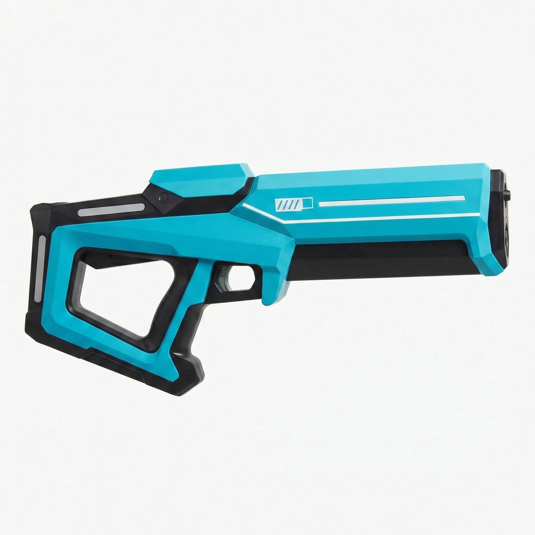Electronic water blaster for kids' outdoor play. Automatic water gun toy for exciting backyard games & summer fun.