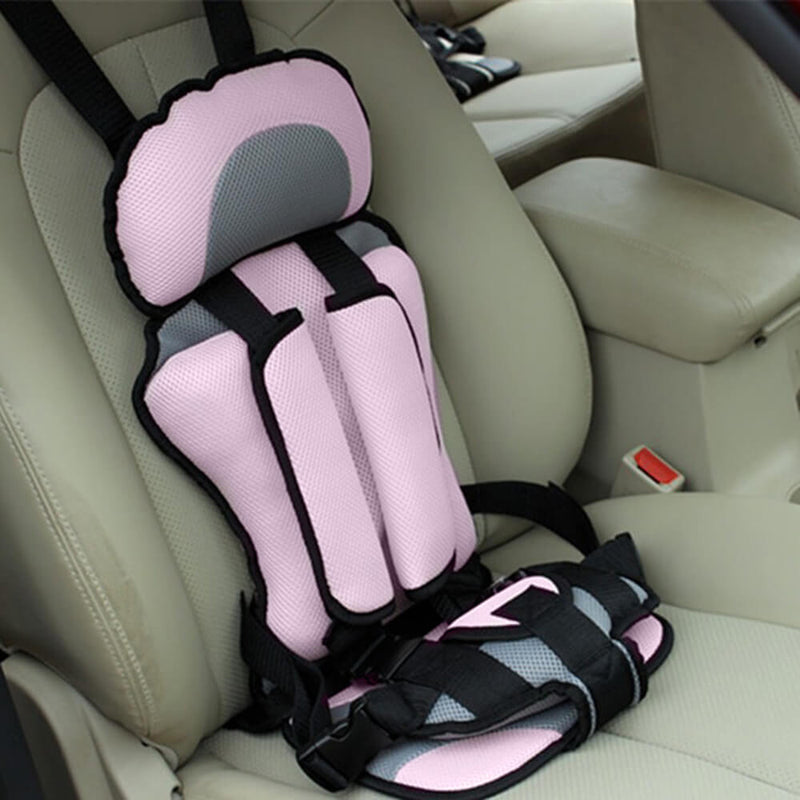 Keep children safe & secure with this high-back car seat booster, complete with a dependable 5-point safety harness.