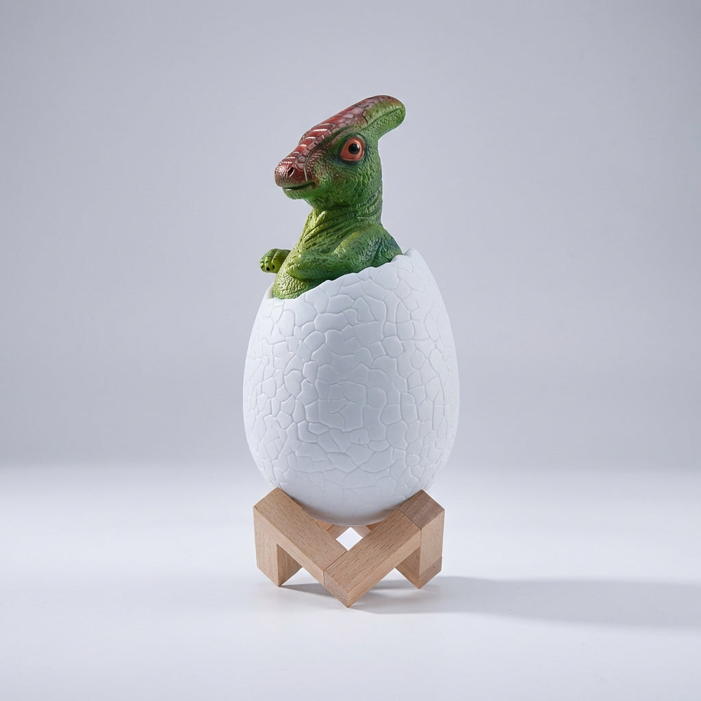 DinoLume cordless LED dinosaur nightlight, ideal for kids' rooms, a unique and fun gift idea