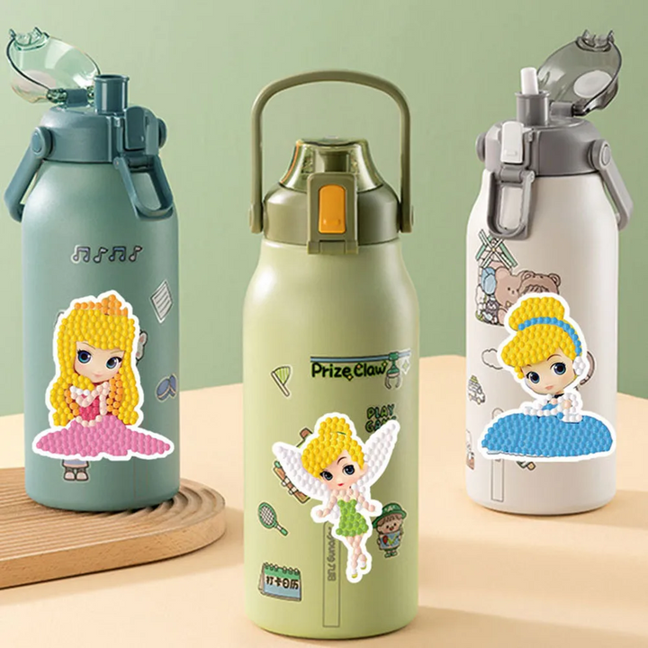 Unicorn diamond art craft kit for children, a magical sparkle kit for creative kids. Develops fine motor skills.
