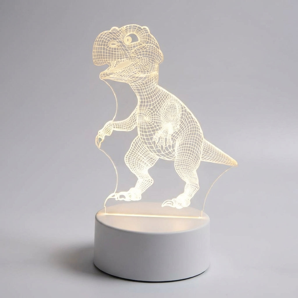 Kids' Dinosaur 3D Illusion Night Lamp