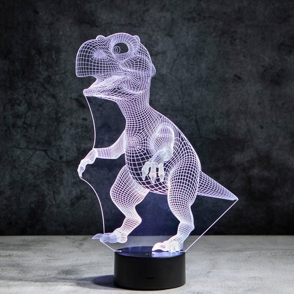 Kids' Dinosaur 3D Illusion Night Lamp