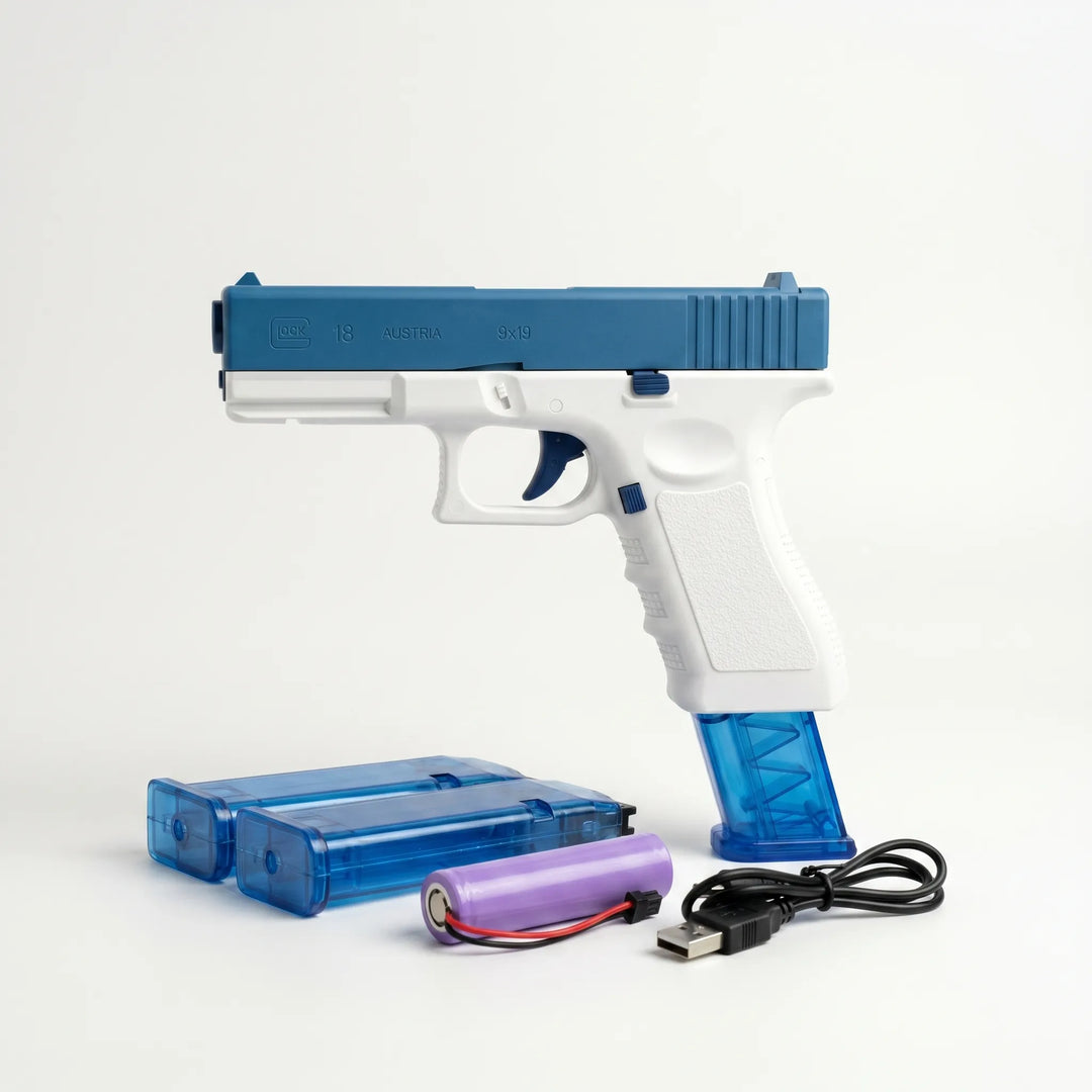 Fun kids' electric water gun, perfect for summer water games, outdoor activities & pool parties.