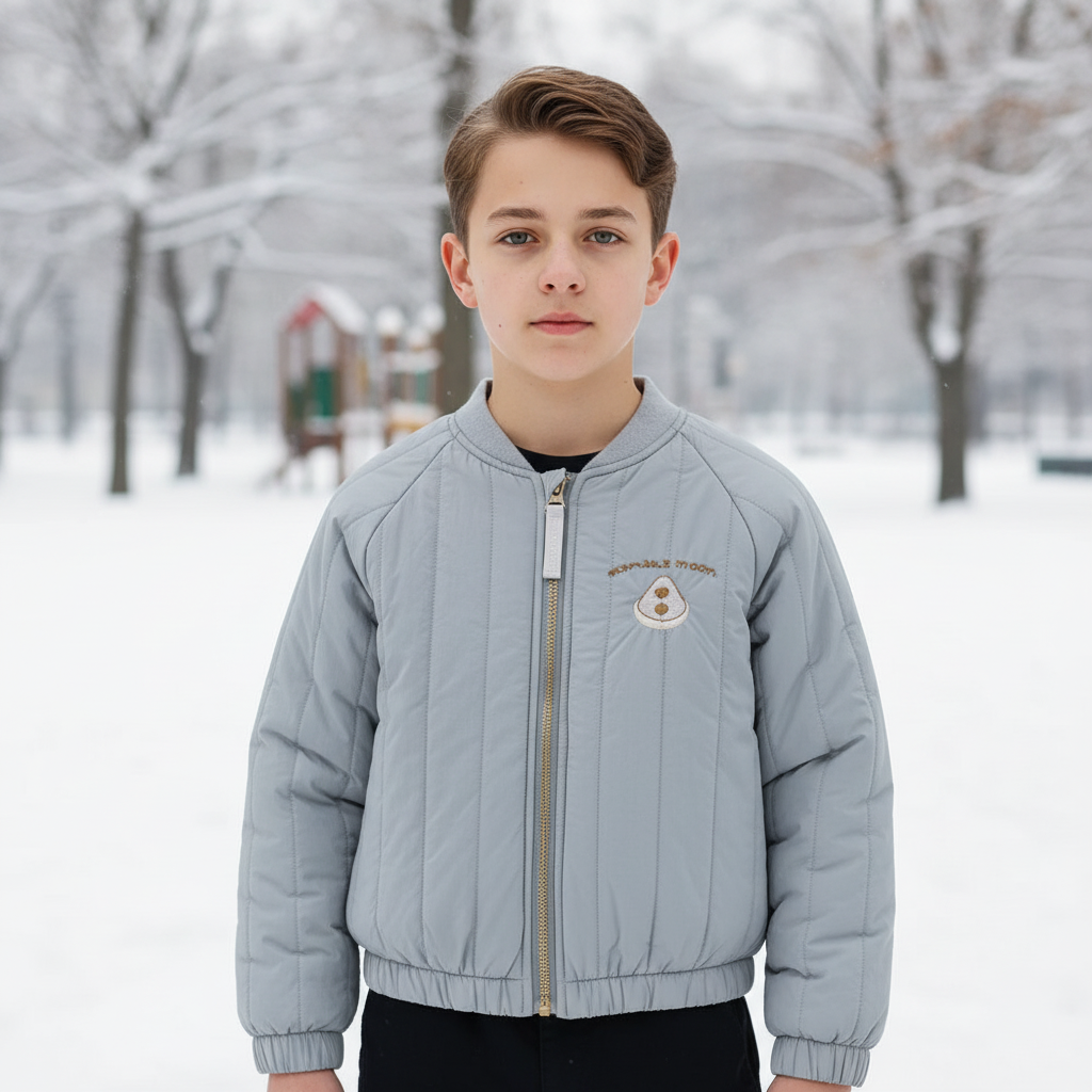 Kids' Finn insulated winter jacket, warm cotton, unisex for playwear