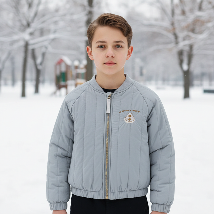 Kids' Finn insulated winter jacket, warm cotton, unisex for playwear