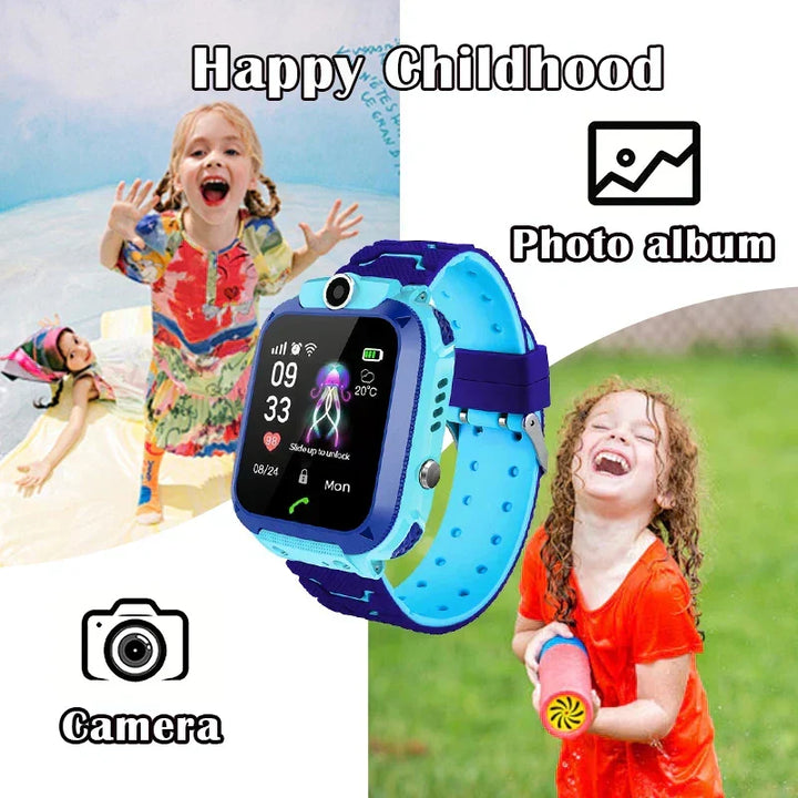 Pink kids GPS watch, a fun & safe child tracker. Two-way calling & location services for peace of mind.