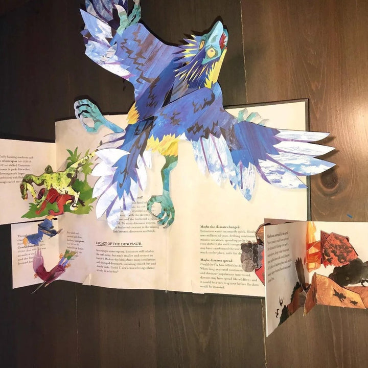 Gift for kids: immersive 3D dinosaur pop-up activity book, sparking curiosity about prehistoric creatures.