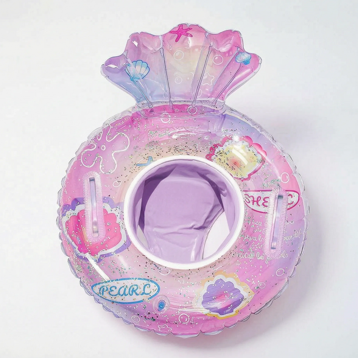 Mermaid swim float for children, excellent for outdoor water play and toddler pool fun.