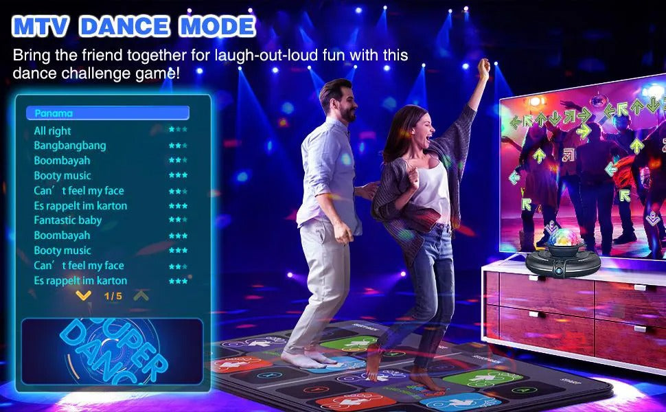 Gaming system dance mat, a unique children's gift for fitness & play.