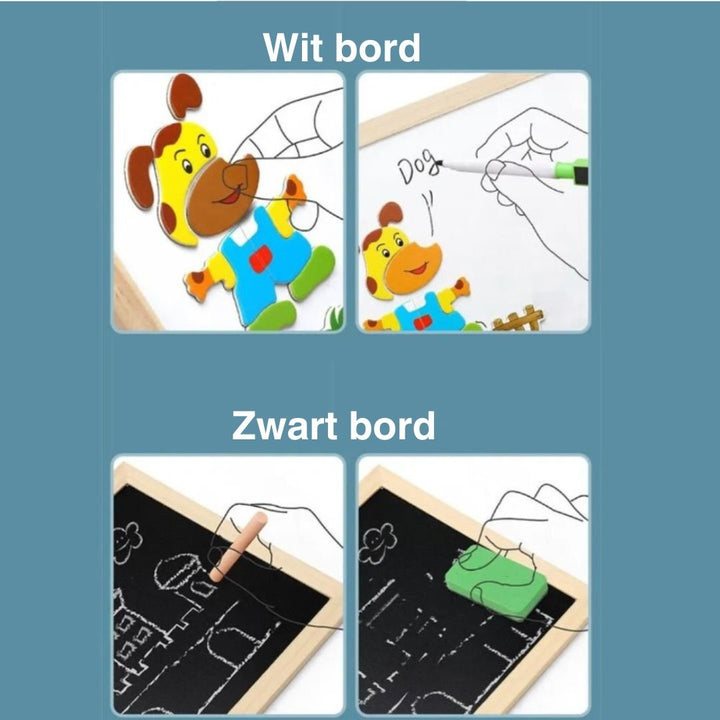 Creative gift: Children's magnetic drawing board for endless art and learning fun.