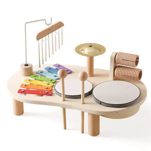 Kids' MelodyMaker Creative Music Station toy for toddlers, an early learning educational instrument for sound exploration.