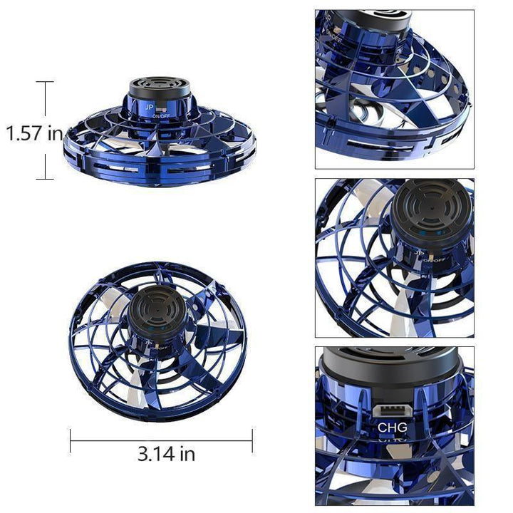 Durable LED mini drone helicopter, perfect indoor flying toy for children's fun.